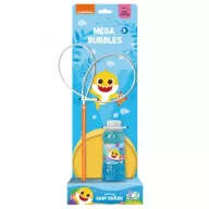 Bańki mydlane - Mega zestaw do tworzenia baniek mydlanych Baby Shark 450 ml Maksik - miniaturka - grafika 1