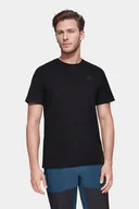 Koszulki sportowe męskie - Koszulka męska T-shirt Alpinus Paldarok czarny - miniaturka - grafika 1