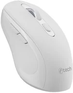 Myszki - C-TECH WLM-12 Dual mode, bezprzewodowa, BT5.0 + 2,4GHz, 1600DPI, 6 tlačítek, USB nano receiver, biała - miniaturka - grafika 1