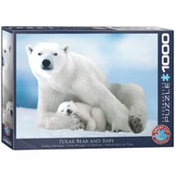 Puzzle - Eurographics Puzzle 1000 Polar Bear&Baby 6000-1198 - - miniaturka - grafika 1