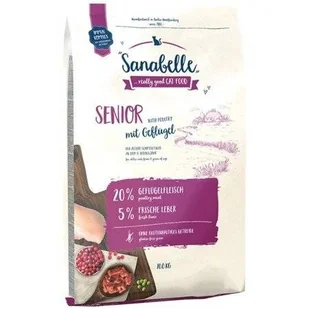 Sanabelle senior drób 10 kg - Sucha karma dla kotów - miniaturka - grafika 4