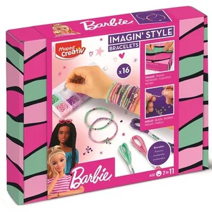 Zestaw kreatywny MAPED CREATIV Barbie Bransoletki 907472 - Zabawki kreatywne - miniaturka - grafika 1