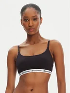 Koszulki sportowe damskie - Juicy Couture Biustonosz top Ren JCTBT125972 Czarny - miniaturka - grafika 1