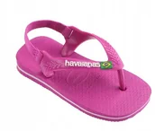Buty dla dziewczynek - Havaianas Dziecięce Sandały Japonki Różowe 22 Ż_S - miniaturka - grafika 1