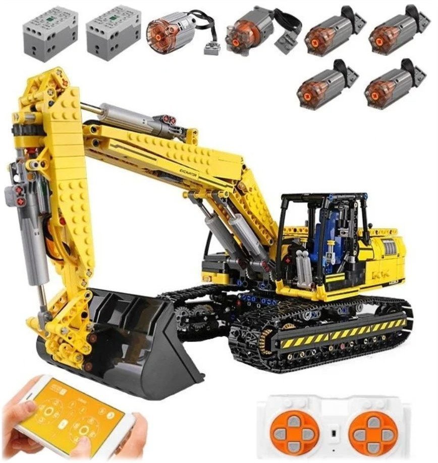 Coil klocki kompatybilne zestaw 2169 el. elementów dla dzieci koparka j