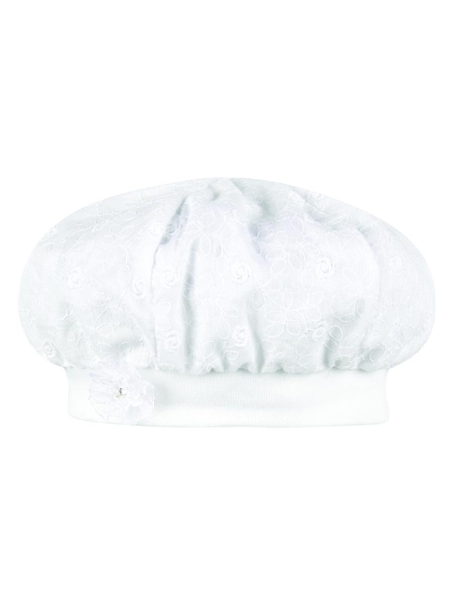 Czapka z daszkiem na chrzest Döll r.45