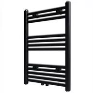 Grzejniki łazienkowe - Vida Grzejnik łazienkowy prosty 500 x 764 mm czarny V-141905 - miniaturka - grafika 1