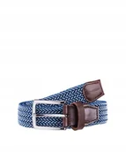 Paski - Pasek Do Spodni Pleciony Męski Elastyczny Puccini Niebieski Pame(90) 7/8 - miniaturka - grafika 1