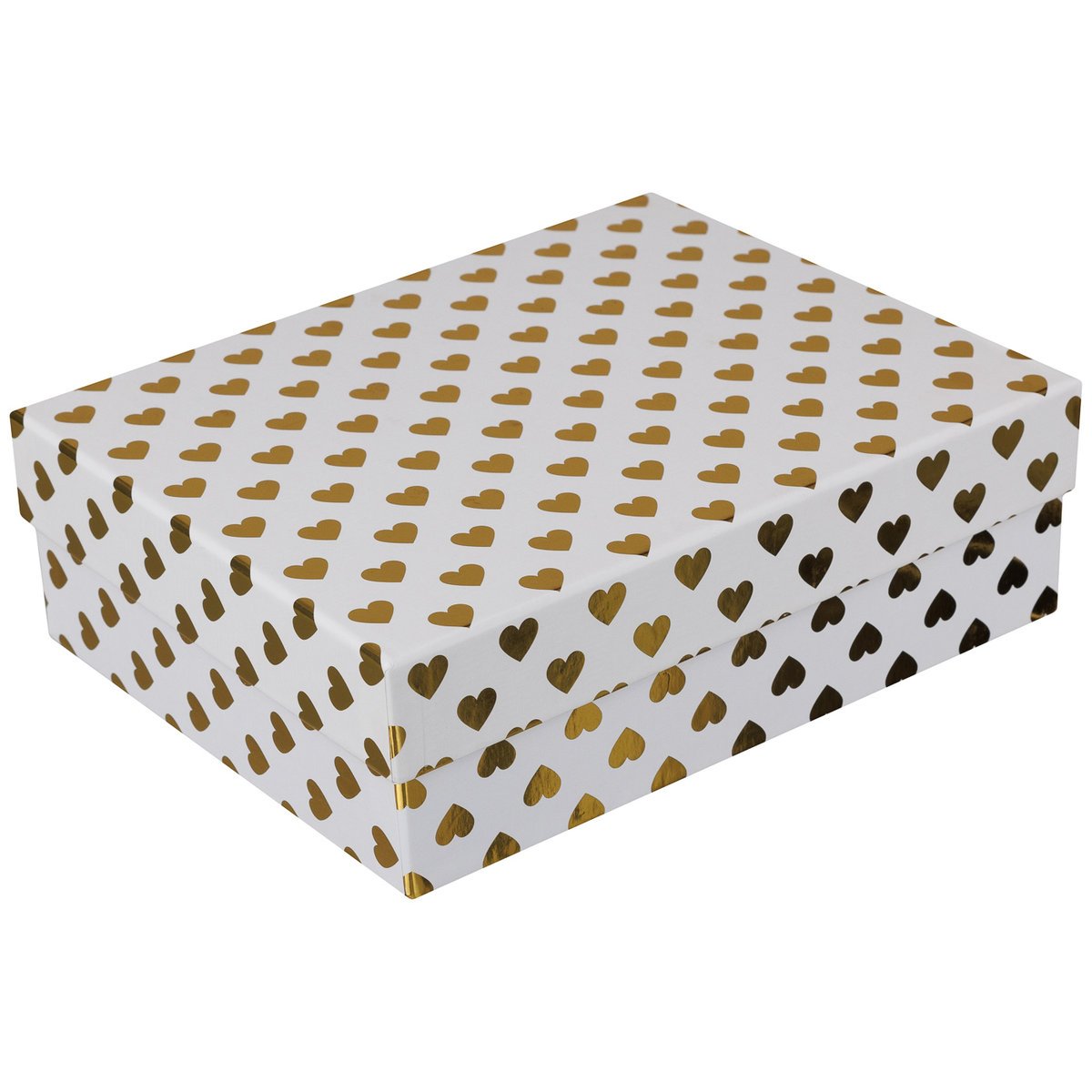 Sparklez Pudełko W Złote Serca, Rozmiar M