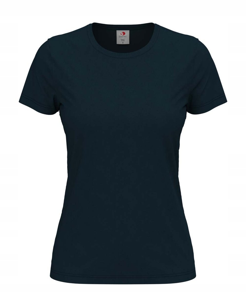 Koszulka damska T-shirt damski ST2600 Marina Blue DUŻY ROZMIAR 3XL