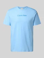 Koszulki męskie - T-shirt z nadrukiem z logo - miniaturka - grafika 1