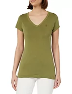 Koszulki i topy damskie - G-STAR RAW Women's Eyben Stripe Slim V-Neck Top T-Shirt T-Shirt zielony (Avocado gd D21314-B059-D832), XL, Zielony (Avocado Gd D21314-b059-d832), XL - miniaturka - grafika 1