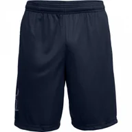 Spodnie sportowe męskie - Męskie szorty treningowe UNDER ARMOUR TECH GRAPHIC SHORT - granatowe - miniaturka - grafika 1