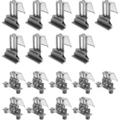 Akcesoria i części do okapów - FRANKE 133.0730.138 <p>Zaczepy do cienkich blatów (18 szt) Akcesoria do zlewozmywaków Fragranit</p> - miniaturka - grafika 1