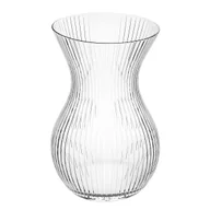 Wazony i flakony - Wazon szklany transparentny dekoracyjny Sasanka Relief 18 cm - miniaturka - grafika 1