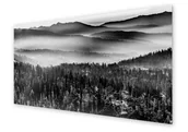 Dekoracje domu - Panel kuchenny HOMEPRINT Piękny widok gór we mgle 125x50 cm - miniaturka - grafika 1