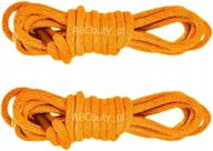 Akcesoria obuwnicze - Sznurówki POMARAŃCZOWE Sznurowadła 120 cm CIENKIE OKRĄGŁE 2,5 BAWEŁNA G9-57 - miniaturka - grafika 1