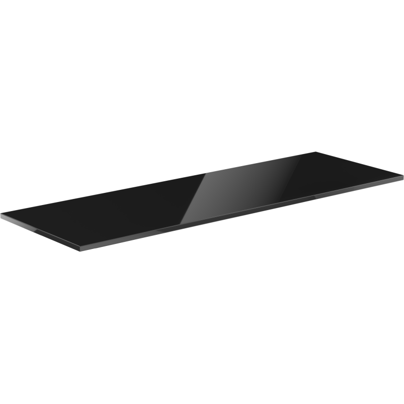 Mexen Uni blat naszafkowy 140 cm, czarny połysk - 91AXX-1404-464-18-70