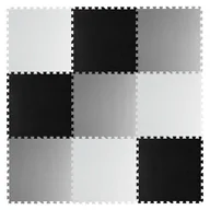 Maty edukacyjne - Duża mata piankowe puzzle szachownica Ricokids 180x180cm 9szt - miniaturka - grafika 1