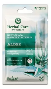Farmona HERBAL CARE Nawilżająca maseczka z aloesem 2 x 5 ml - Maski do włosów - miniaturka - grafika 1