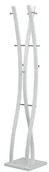 Wieszaki i stojaki - Biały podłogowy wieszak stojący B0-R95 - miniaturka - grafika 1