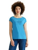 Koszulki i topy damskie - Street One Damska koszulka letnia, niebieski (splash blue), 46 - miniaturka - grafika 1