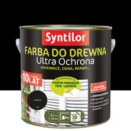 Farby olejne i specjalne - Farba do drewna Ultra ochrona 2 l Czarny Syntilor 3239911636627 - miniaturka - grafika 1