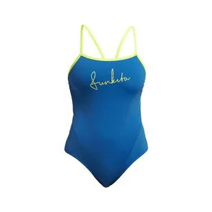 FUNKITA Strój kąpielowy damski jednoczęściowy SINGLE STRAP ONE PIECE glacier glam - Stroje kąpielowe - miniaturka - grafika 3