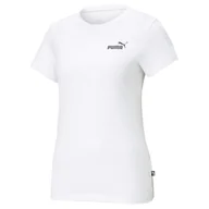 Koszulki i topy damskie - Koszulka damska Puma ESS SMALL LOGO biała 58677602-S - miniaturka - grafika 1