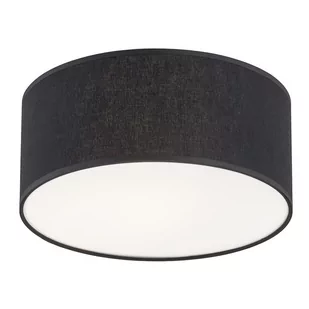 Czarny, ponadczasowy, okrągły plafon ø50 3xE27 TK 3335 z serii RONDO - Lampy sufitowe - miniaturka - grafika 1
