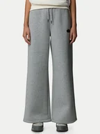 Spodnie sportowe damskie - The North Face Spodnie dresowe NF0A8C25 Szary Wide Leg - miniaturka - grafika 1