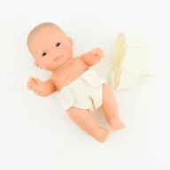 Domki dla lalek - Bawełniane eko pieluszki dla lalek Miniland 21cm Baby - miniaturka - grafika 1