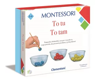 Clementoni Zestaw Montessori To Tutaj, To Tam 50120 - Mały naukowiec - miniaturka - grafika 1