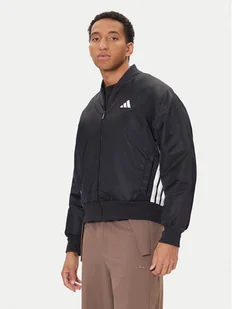 adidas Kurtka bomber Stadium JN1825 Czarny Loose Fit - Kurtki męskie - miniaturka - grafika 1