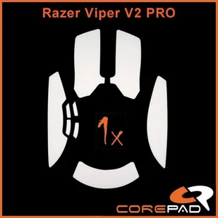 Grip Corepad Soft Grips Razer Viper v2 Pro biały - Podkładki pod mysz - miniaturka - grafika 1