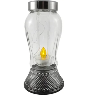 Znicz Lampion Solarny Solar Fotowoltaiczny Na Grób - Lampiony i znicze - miniaturka - grafika 1