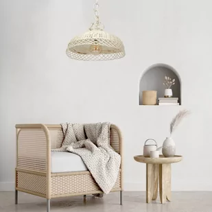 Milagro Lampa wisząca VIMINI 4 WHITE 1xE27 MLP7997 - Lampy sufitowe - miniaturka - grafika 3