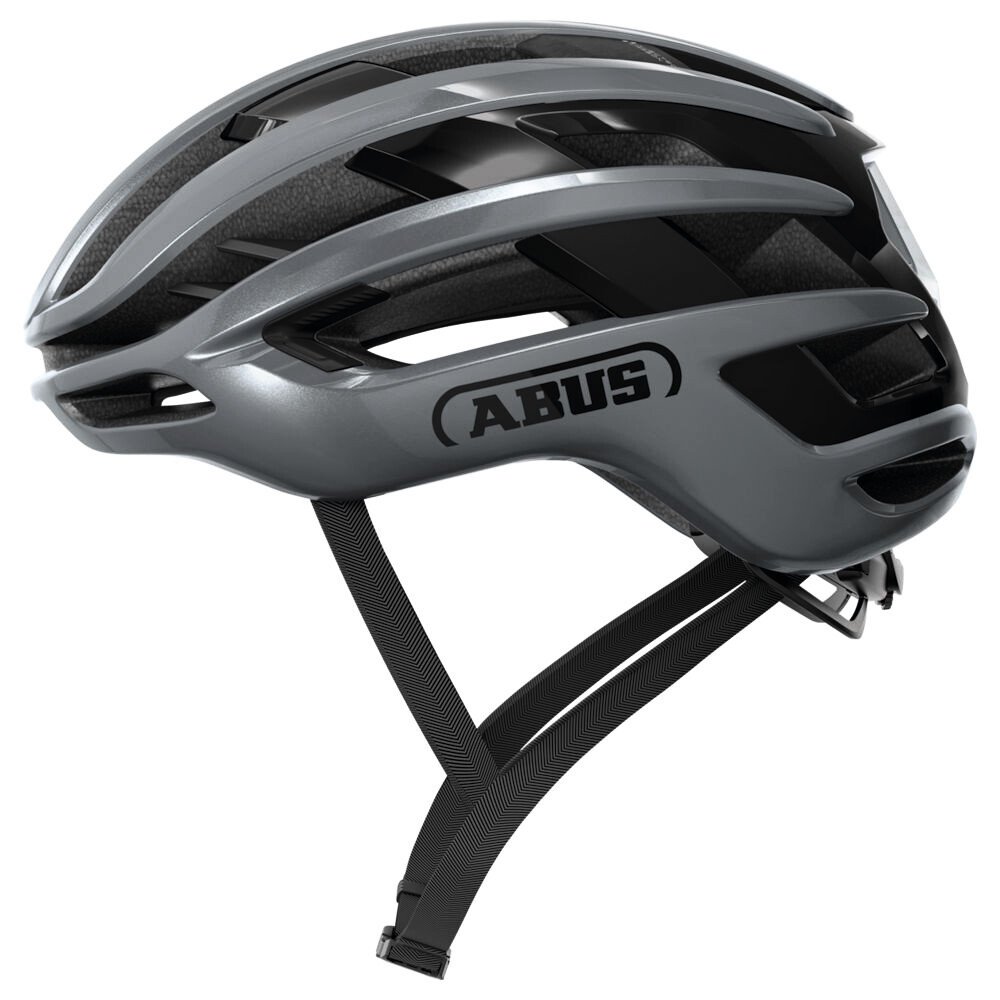 Kask rowerowy Abus Airbreaker 2.0 Graphite Silver S