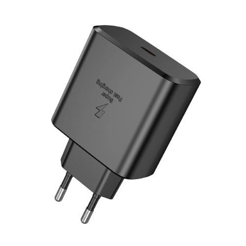 MOONX ładowarka sieciowa MC08 PD 45W 1xUSB + kabel USB-C - USB-C Czarny