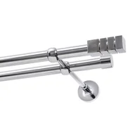 Karnisze - Karnisz DECASTYL Dion podwójny 480 cm Chrom - miniaturka - grafika 1