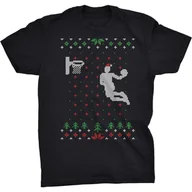 Koszulki męskie - Koszykówka Koszulka Świąteczna NBA Koszykarz - miniaturka - grafika 1