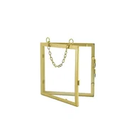 Ramki na zdjęcia - Ramka na zdjęcia otwierana złota 20x19 cm - miniaturka - grafika 1