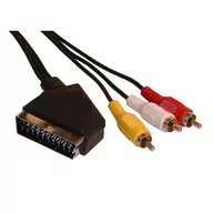 Kable - NoName Kabel Audio/video kabel SCART-CINCH SCART M-cinch M 3x 3m No Name - miniaturka - grafika 1