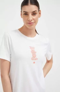 Mammut t-shirt sportowy Core kolor biały - Koszulki sportowe damskie - miniaturka - grafika 1