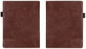 Etui do czytników e-book - Pokrowiec SUPERO Etui z paskiem i podstawką do czytnika Pocketbook Inkpad 4/ Color 2, brązowe - miniaturka - grafika 1
