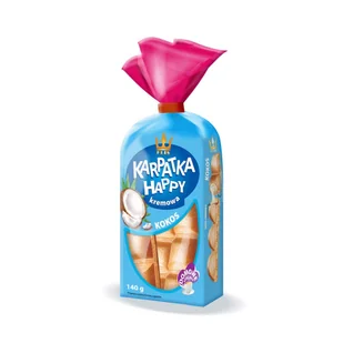 FLIS Happy Karpatka Coconut Kokosowa  140G - Batoniki - miniaturka - grafika 1