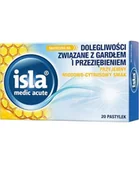 Przeziębienie i grypa - Intec Medical sp. z o.o. Intec Medical sp z o.o Isla Medic Acute smak miodowo-cytrusowy 20 pastylek - miniaturka - grafika 1
