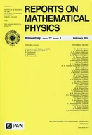 Fizyka i astronomia - Reports on Mathematical Physics 77/1 2016 Kraj - Wydawnictwo Naukowe PWN - miniaturka - grafika 1