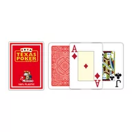 Gry karciane - Modiano, karty Texas Poker Jumbo Index Plastic - miniaturka - grafika 1