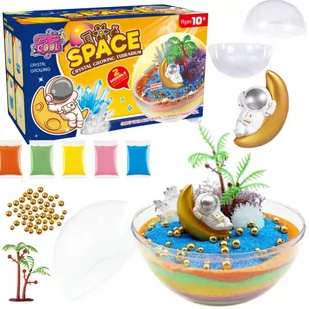 Zestaw Naukowy Edukacyjny Hodowla Kryształów Led Kosmonauta Terrarium - Mały naukowiec - miniaturka - grafika 1